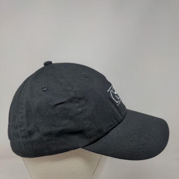 GSP Slideback Hat Black One Size Adjustable Embroidered American Flag 6 Panel - Picture 4 of 7